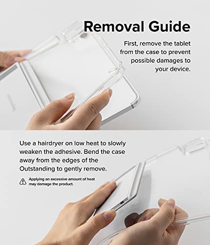 Elevate Your Tablet Experience with the Ringke Universal Adjustable Kickstand – Lightweight, Multi-Angle Holder for i Pad, Android Tablets, and E-Readers – Clear Mist Finish with Anti-Skid Silicone Pad for Secure Grip and Stylish Portability – Perfect for Streaming, Video Chats, and On-the-Go Use