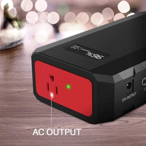 High-Capacity Sin Keu Power Bank 24000 m Ah with 110 V AC Outlet – Ultimate Portable Charger for Laptops, Smartphones, and Emergency Power Needs – Fast Charging Solution for i Phone 15 and More, Ideal for Outdoor Adventures and Home Office Use
