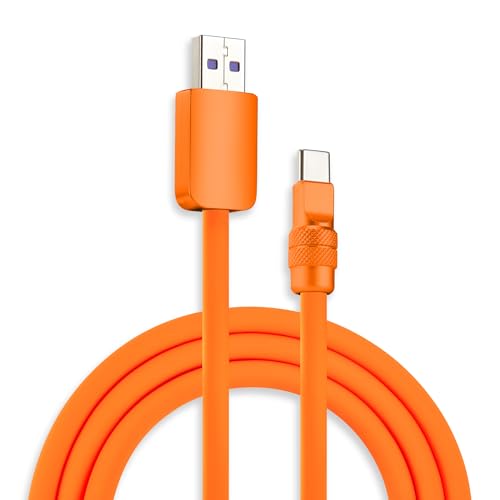 Chubbycable Chubby 2.0 Premium Fast Charging Cable – 240 W Power Delivery, 4.9 ft Type-C to Type-C Silicone Cord, Tangle-Free Design in Eye-Catching Red for Optimal Data Transfer and Enhanced Durability