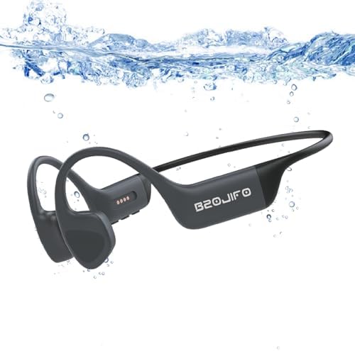IP68 Waterproof Bone Conduction Sports Headphones with 64 GB MP3 Player – 8 Hours of Playtime for Swimming, Running, and Cycling – Lightweight Design with Bluetooth Connectivity for Unmatched Sound Clarity and Comfort