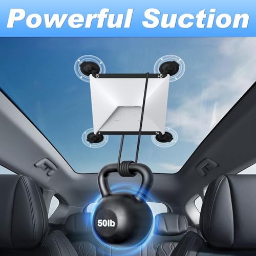 Starlink Mini Suction Cup Mount: Ultimate Travel Companion for Seamless Internet Access on Windows, RVs, and Boats – Strong Hold, Tool-Free Setup, and Lightweight Design for Road Trips and Outdoor Adventures