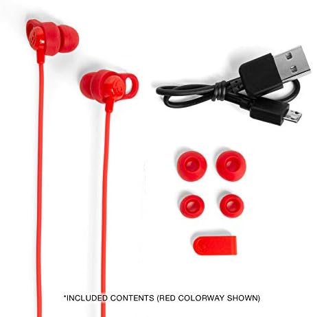 Skullcandy Jib+ Wireless Earbuds: Premium Bluetooth Headphones with 6-Hour Battery Life, Noise-Isolating Fit, Sweat-Resistant Design, Built-In Microphone for Seamless i Phone & Android Compatibility, Customizable Ear Gel Sizes for Ultimate Comfort – Perfect for Active Lifestyles and Everyday Use