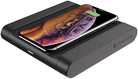 Scosche BLQP-XTSP Base Lynx Modular Qi-Certified Wireless Charging Hub – Fast, Customizable Charging Solution with Safety Features for Home and Office – Sleek Design for Effortless Device Powering and Enhanced Compatibility