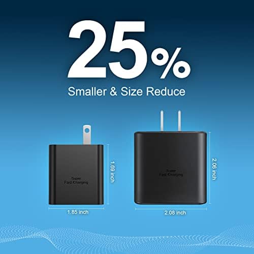 Costyle 45 W USB-C Fast Charger with 10 FT Type C Cable – Ultimate Rapid Charging Solution for Samsung Galaxy S20 to S25 & Note 20 – Travel-Friendly, Compact Design with Advanced Safety Features for Optimal Battery Longevity