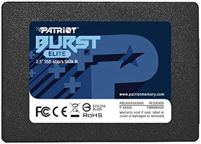 Patriot Memory Burst Elite 480 GB SATA III SSD – Lightning-Fast 2.5 Inch Solid State Drive for Unmatched Performance and Reliability in Gaming and Everyday Use