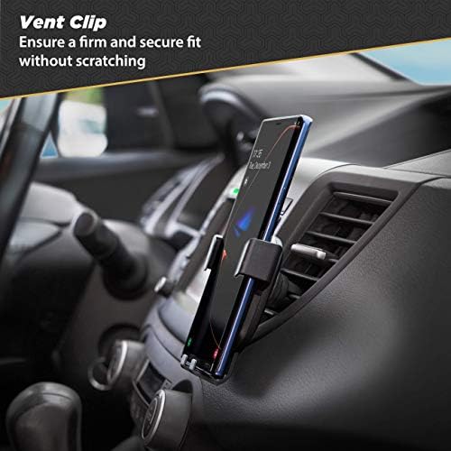Scosche HDVM 3-in-1 Universal Cell Phone Mount: Versatile Suction Cup Holder for Windshield, Dashboard, and Vent – Compatible with i Phone 16/15/14/13/12 & Smartphones Up to 3.5 Inches – Enhanced Stability for Safe Hands-Free Use