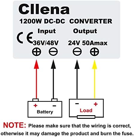 Cllena Advanced Waterproof DC/DC Voltage Boost Converter – Elevate 12 V to 24 V, 10 A, 240 W Power Regulator for Reliable Performance in Any Environment (Input Voltage 10 V-16 V)