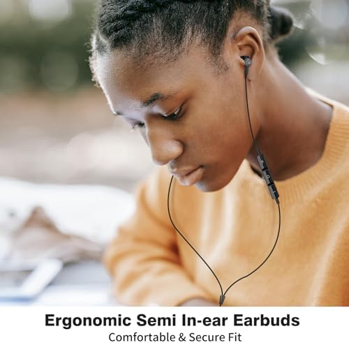 Premium USB C Headphones – Magnetic Wired Earbuds with Hi-Fi Stereo Sound, Built-in Microphone & Volume Control for Galaxy S24/S23/S22, i Phone 16/15, Pixel & More – Unmatched Compatibility & Portability for Music Enthusiasts