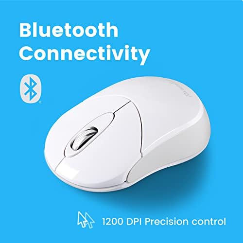 Elevate Your Productivity with the Perixx PERIMICE-802 PP Wireless Bluetooth Mouse – Sleek Purple Design for Windows, i OS & Android Devices – Ergonomic Comfort and High Precision Tracking for On-the-Go Professionals