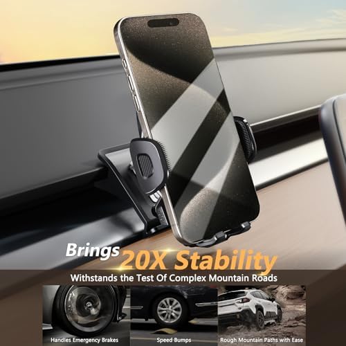 ELOHEI Custom Phone Mount for Volkswagen Golf 8 MK8 R GTI (2020-2024) – Ultimate Car Phone Holder for Enhanced Driving Experience, Quick-Release Design, 360-Degree Rotation, and Exceptional Compatibility with All Smartphone Sizes – Essential VW Golf Accessory for Navigation and Hands-Free Use