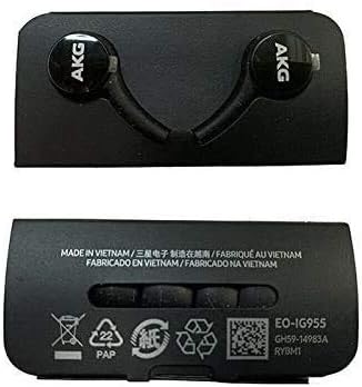 Premium AKG Stereo Earbuds for Samsung Galaxy S10 Series – Tangle-Free Headphones with Microphone & Volume Control – Dual Pack for Enhanced Sound Experience – Perfect for Music Lovers and Professionals