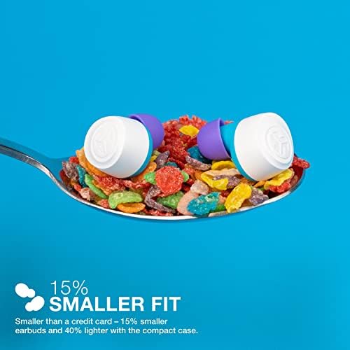 JLab Go Air Pop True Wireless Earbuds – 32 Hours Playtime, Dual Connect Bluetooth Earphones with EQ3 Sound, Lightweight In-Ear Headphones for Ultimate Comfort and Crystal-Clear Calls, USB Charging Case Included, Perfect for Active Lifestyles and Everyday Use