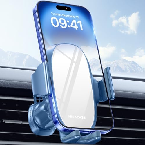Revolutionize Your Driving Experience with the Miracase 2 nd Generation Universal Phone Holder – 3-in-1 Air Vent Mount for i Phone 16/15/14/13/12/11 and All Smartphones – Enhanced Stability, 360-Degree Rotation, and Hands-Free Convenience for Safer Navigation