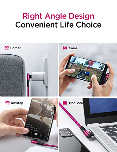 Optimize your charging setup with the AINOPE 240 W USB C to USB C Cable, a 6-foot powerhouse engineered for ultimate speed and flexibility. Featuring a right-angle connector, this fast charging cable is perfect for gaming or multitasking without the clutter of tangled cords. Compatible with the latest devices, including i Phone 16 Pro Max, i Phone 15, Mac Book Air/Pro, i Pad Pro, Samsung Galaxy, and Pixel, it delivers an impressive 240 W power output for rapid charging. The dual-pack offers exceptional value, ensuring you have a reliable charging solution wherever you go. Built with premium materials for durability, the sleek grey and blue design enhances your tech aesthetic while providing long-lasting performance. Elevate your device charging experience with this versatile cable, designed for both home and office use, while ensuring seamless connectivity across all your electronics.