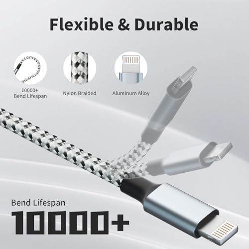 Ultimate 4-in-1 Fast Charging Cable – 65 W Multi-Device Charger with E-Mark Chip for i Phone 16/15/14/13, i Pad, and Laptops – High-Speed USB-C/Lightning Connectivity for Enhanced Performance and Versatility