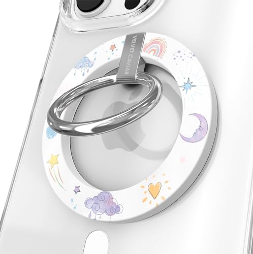 Transform Your i Phone 16, 15, 14, 13, 12 with VELVET CAVIAR’s Amethyst Purple Leopard Mag Safe-Compatible Grip – Stylish Magnetic Ring Holder & Adjustable Stand for Effortless Hands-Free Viewing, Secure Texting, and Enhanced Usability – Elevate Your Mobile Experience with Durable, Lightweight, and Customizable Accessory