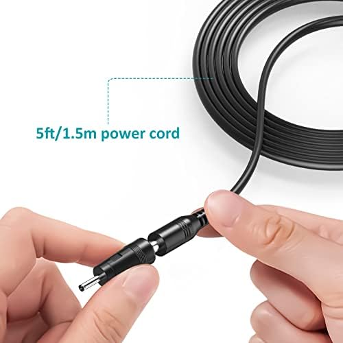 Efficient Multi-Voltage Universal AC/DC Adapter with 11 Interchangeable DC Plugs – Regulated Power Supply for Household Electronics, 2.0 A and 24 W Output for Optimal Device Compatibility and Quick Charging Solutions