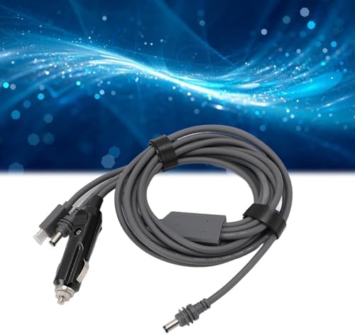Zunate 3-in-1 Mini Cable for Mini Power, High Speed USB C/DC to DC/Car Charger Adapter Cord Replacement Cable, Accessories (20m) – Enhanced Compatibility and Speed
