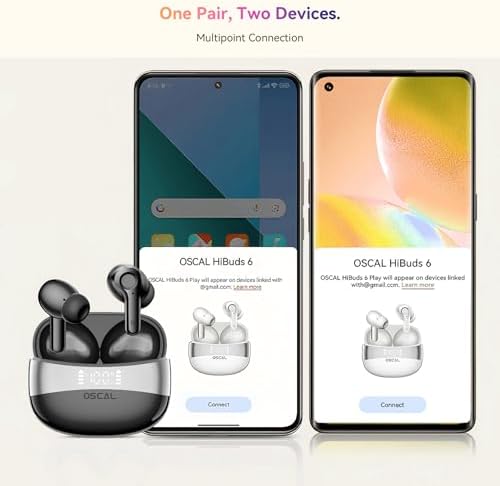 Cutting-Edge Bluetooth 5.4 Wireless Earbuds with Superior Hi-Fi Stereo Sound and Deep Bass – Advanced Noise-Cancellation for Crystal Clear Calls, 40-Hour Playtime, and IPX7 Waterproof for Ultimate Sports Performance – Seamlessly Compatible with Android & i Phone Devices