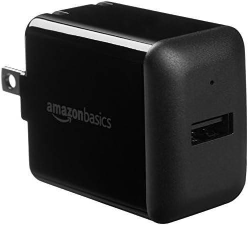 Power Up Anywhere: Amazon Basics 12 W USB-A Wall Charger for i Phone & Samsung – Dual Pack, 2.4 A Fast Charging, Compact Design with Safety Features for Home & Travel