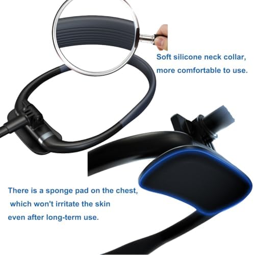 Cell Phone Stand, Neck Phone Holder, Hand Free Flexible Gooseneck 360° Rotation Adjustable Phone Holder for Bed, Universal Multi-Functional Phone Stand for 4.7”-6.7” Phone – Enhanced Compatibility and Speed