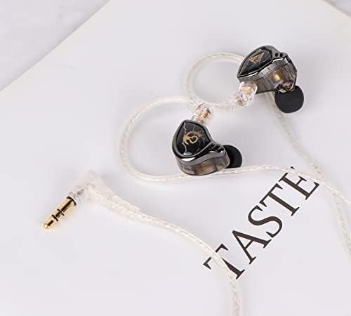 Elevate Your Audio Experience with Linsoul QKZ x HBB Hi-Fi In-Ear Monitor Earphones – Premium 10 mm Titanium-Coated Diaphragm for Superior Sound Clarity, Semi-Open Cavity Design for Natural Soundstage, Detachable Silver-Plated Cable for Enhanced Durability, and Noise-Canceling Technology for Immersive Listening – Perfect for Audiophiles and Music Lovers with Built-In Mic for Calls and Versatile Device Compatibility.