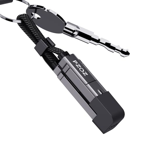 PZOZ 4-in-1 Keychain Fast Charging Cable – Ultra-Portable LED Display Charger for i Phone, Samsung & More – 140 W Multi-Device Power Solution with Durable Design for Everyday Use