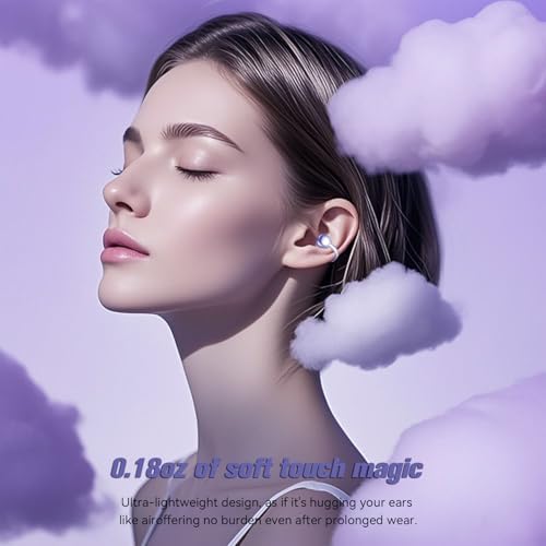 Revolutionary Bone Conduction Bluetooth Earbuds – Lightweight Clip-On Headphones for Active Lifestyles, Perfect for Sports and Outdoor Adventures – Sweatproof, Open Ear Design for Enhanced Comfort and Safety – Stay Aware While Enjoying Premium Sound Quality – Ideal for Commuters, Joggers, and Fitness Enthusiasts – Effortless Wireless Connectivity with Fast Pairing for Uninterrupted Listening – Durable and Portable for Everyday Use – Elevate Your Audio Experience with Innovative Technology that Combines Style and Functionality.