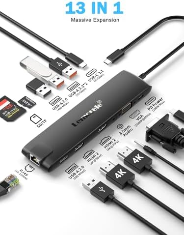 Revolutionize Your Device Connectivity with the 10 Gbps USB C Hub – High-Speed 4-Port USB3.2 Splitter for Effortless Data Transfer and Charging | Versatile Multiport Adapter Compatible with Mac Book Pro, Surface Pro, Dell, HP, i Pad & More | Flexible 1.97 ft Cable for Optimal Setup | Essential Laptop Accessory for Streamlined Workflow and Enhanced Efficiency