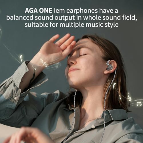 Experience Unmatched Audio Excellence with AGA ONE Hi-Fi In-Ear Monitor Headphones – Precision Dual 10 MM Magnetic Drivers for Studio-Quality Sound Clarity, Ergonomically Designed for Long Listening Comfort – Robust CNC Sand Blasted Finish for a Professional Look – Perfect for Musicians, Audiophiles, and Everyday Use – Flexible 2 Pin-C Cable Enhances Connectivity and Versatility – Exceptional Sound Isolation for Immersive Music Engagement – Elevate Your Audio Journey with Premium Wired Earbuds for Live Performances and Recording Studios.