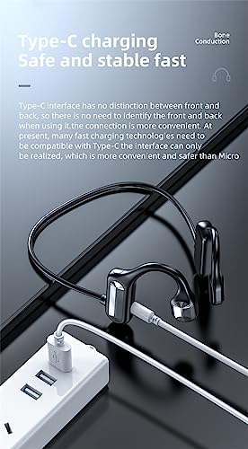 Revolutionary Waterproof Bone Conduction Headphones – 2023 Tictoyo Open-Ear Sports Earbuds with Built-in Mic, Bluetooth 5.3 Connectivity, Lightweight Design for Enhanced Comfort and Safety During Running and Outdoor Activities – Experience Music and Surroundings Seamlessly