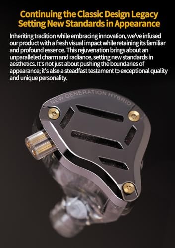 KZ ZS10 PRO 2 In-Ear Monitors: Premium High-Fidelity Gaming Earbuds with Custom Tuning Switch for Tailored Sound Experience – Featuring 1 Dynamic and 4 Balanced Armature Drivers for Exceptional Audio Clarity, Ergonomically Designed for All-Day Comfort, Integrated Microphone for Clear Communication, Compatible with Multiple Devices, and Stylish Black Finish for Enhanced Audio Engagement.