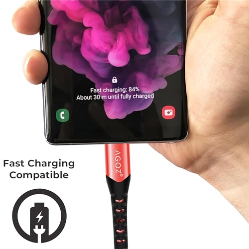 10 ft Braided USB C Fast Charger Cable – 3 Pack for i Phone 15 Pro Max, i Phone 15 Pro, i Phone 16 Plus, i Pad Pro 12.9″ & 11″ – Durable & Stylish Blue Charging Solution for Rapid Power Delivery and Data Transfer