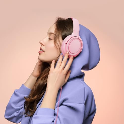 Experience Ultimate Sound Clarity with Stylish Purple USB C Wired Over-Ear Headphones – Immerse Yourself in Exceptional Hi-Fi Stereo Audio and Advanced Noise Isolation for Unmatched Comfort, Ideal for Music Aficionados and Professionals, Fully Compatible with USB C Devices