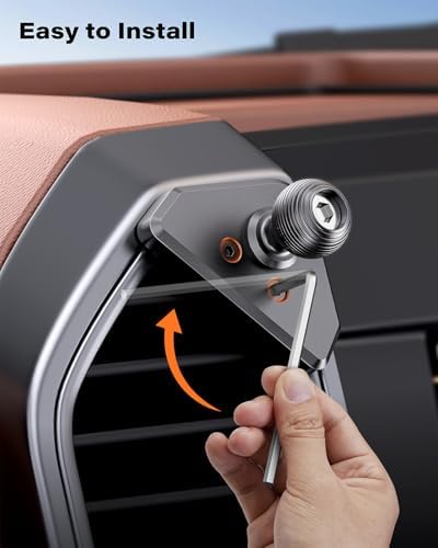 Ford F-150 Magnetic Air Vent Phone Holder – APPS2 Hands-Free Mount for i Phone 12-16 & Mag Safe, Enhanced Stability for Super Duty & Expedition, Effortless Navigation & Communication, Essential Truck Accessory for Modern Drivers