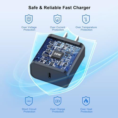 Power Up Your i Phone 16/15: 10 FT Fast Charging Cable Duo with 20 W USB-C Wall Chargers – Ultimate Connectivity for Your i Phone 16 Plus, Pro, Max, and 15 Series – Extended Reach and Rapid Charge Efficiency for On-the-Go Power Solutions