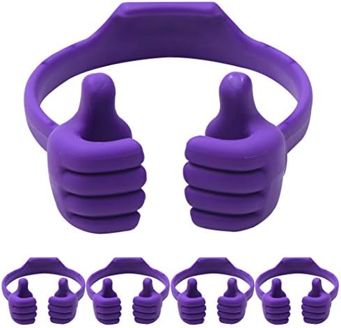 Versatile 5-Pack Honsky Multi-Angle Cell Phone and Tablet Stands – Stylish Thumbs-Up Design for Effortless Viewing – Universal Cradle for Secure Device Support at Home or Office – Ideal Black Finish Smartphone and Tablet Holder for Ultimate Convenience