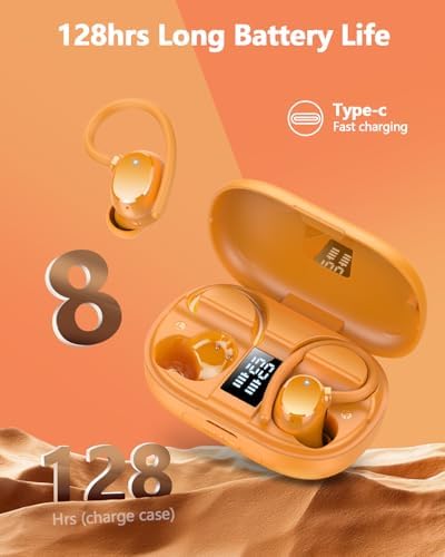 Transform Your Audio Experience with Cutting-Edge Bluetooth 5.4 Wireless Earbuds – Hi-Fi Stereo Sound with Advanced ENC Noise Cancellation – IP7 Waterproof for Ultimate Durability – 68-Hour Battery Life with Dual LED Display for Real-Time Monitoring – Perfect for Active Lifestyles and Everyday Connectivity