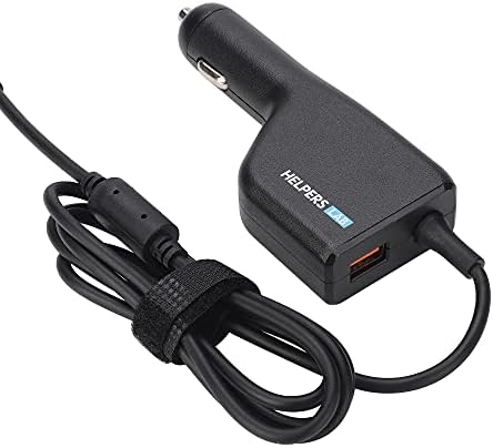 High-Speed 19.5 V Power Supply Car Charger for DELL Laptops – Universal Compatibility for Latitude, XPS, Inspiron & Precision Models with 18 W USB QC3.0 Fast Charging – Ideal for Cars, Trucks & RVs