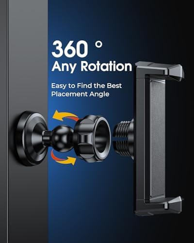 Revolutionize Your Workout with the 360° Rotatable Gym Magnetic Phone Holder – N55 Super Magnet for Secure Smartphone Stability (4-7 Inch) – Effortless Access to Fitness Tracking and Video Guidance