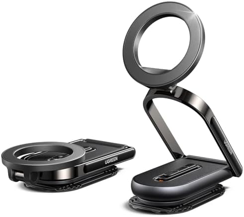 UGREEN Mag Safe Car Mount: 360° Rotating Magnetic Dashboard Holder for i Phone 12-16 Series – Strongest Magnet for Secure & Convenient Hands-Free Navigation – Removable Design for Effortless Portability & Modern Aesthetic