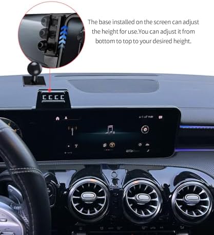 Premium 360° Rotating Phone Holder for 2015 Mercedes Benz GLA/CLA-Class – 5.8″ Screen Auto Mount for Effortless Navigation & Hands-Free Communication – Stylish and Easy-to-Install Car Accessory for Enhanced Safety and Driving Comfort