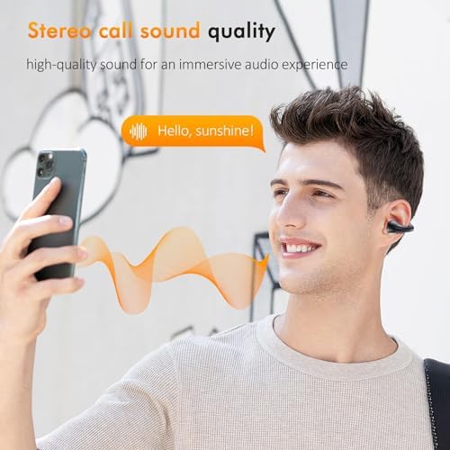 Advanced Wireless Bluetooth Earbuds with Customizable Sound Profile – 20 Hours of Playtime, Superior Noise Cancellation, and Ergonomic Design for Ultimate Comfort – Compatible with i Phone and Samsung – Sleek White Finish with LED Battery Indicator for Modern Audiophiles