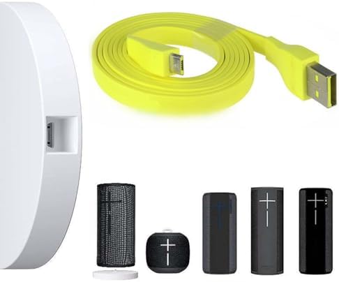 High-Speed Ultimate Ears USB Charge Cable & QC3.0 Wall Charger – Optimized for Power Up Dock, Boom 3, Megaboom 3, Blast, Megablast, Wonderboom, Roll – Unmatched Performance & Compatibility for Effortless Wireless Speaker Charging