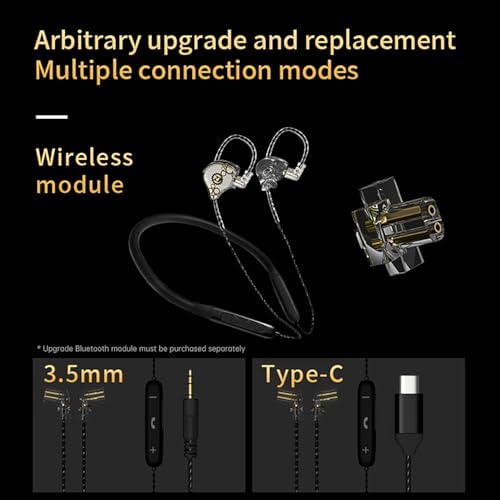 ND Venus High-Fidelity In-Ear Monitor Headphones – Premium Wired Earbuds Featuring 10 mm Dual Magnetic Drivers for Superior Audio Clarity – Ergonomically Designed for Comfort with Detachable Cable and Integrated Mic – Ideal for Gamers and Audiophiles – Versatile 3.5 mm Compatibility for Seamless Sound Connection – Perfect for Extended Listening and Immersive Gaming Experiences