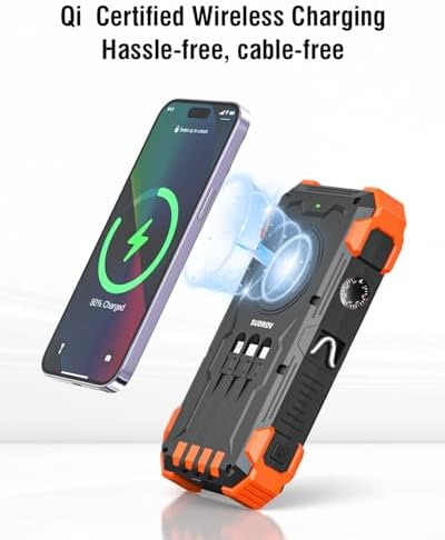High-Capacity 42800 m Ah Solar Power Bank – Ultimate Outdoor Portable Charger with Wireless Fast Charging & Dual LED Flashlights for i Phone, Samsung, and More – Eco-Friendly Energy Solution Designed for Adventure Seekers