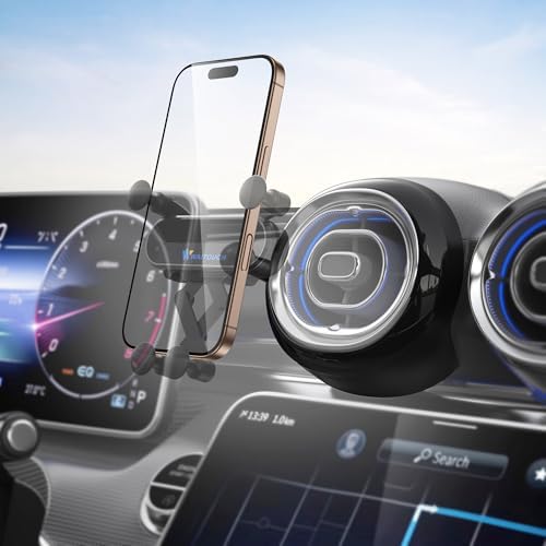 Mercedes Benz C-Class & GLC Air Vent Phone Mount – Precision Engineered for 2022-2025 Models, Enhanced Stability, and 360° Swivel Functionality – Universal Fit for All Smartphone Sizes – Elevate Your Driving Experience with this Chic and Functional Automotive Accessory