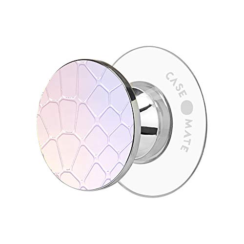 Case-Mate Minis – Cell Phone Stand/Grip – Suction Cup Cell Phone Holder [Removable for Wireless Charging] for iPhones, Android Smartphones, Kindles & More – Champagne Crystal – Enhanced Compatibility and Speed