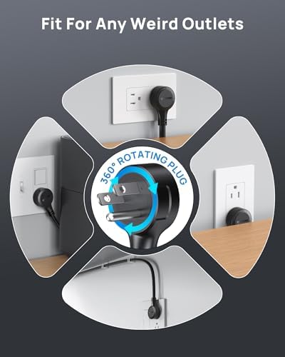 Maximize Your Power Potential with the TROND Heavy-Duty Surge Protector Power Strip: 13 Wide-Spaced Outlets, 32 W Quick Charge USB-C, 4000 Joules Protection, 5 ft Flat Plug Extension Cord, Wall Mountable Design for Seamless Integration in Home and Office Spaces – ETL Listed for Ultimate Safety and Reliability