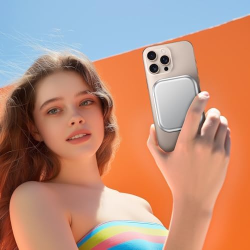 Ultra-Fast 10000 m Ah Magnetic Power Bank with Detachable Lanyard – 3-in-1 Wireless Charger for i Phone 12/13/14/15/16, Apple Watch & Air Pods – Compact Portable Battery Pack with 22.5 W PD Charging for Ultimate Device Compatibility and Convenience